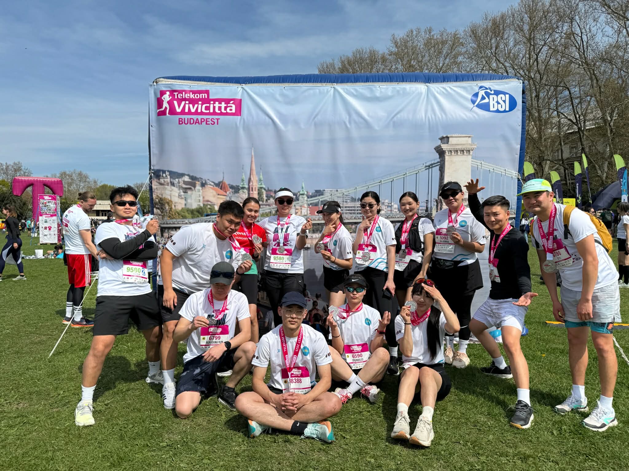 Post-race group photo